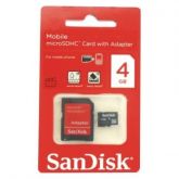 Cartão Micro Sd 4gb Sandisk